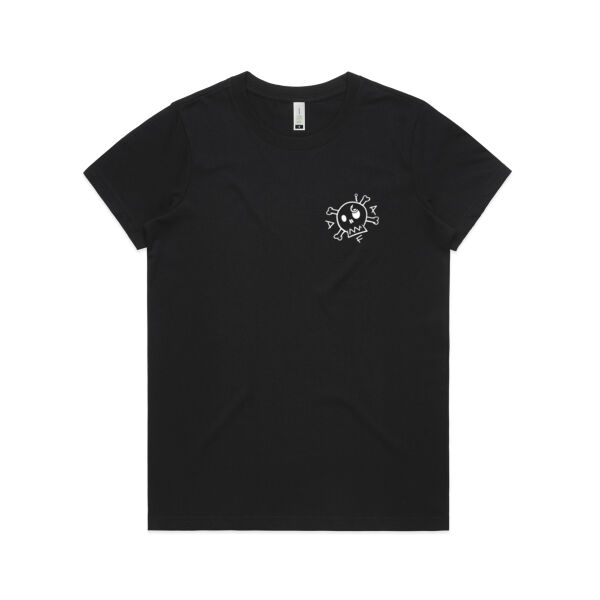 DFP SKULL - Womens Maple Organic Tee Thumbnail