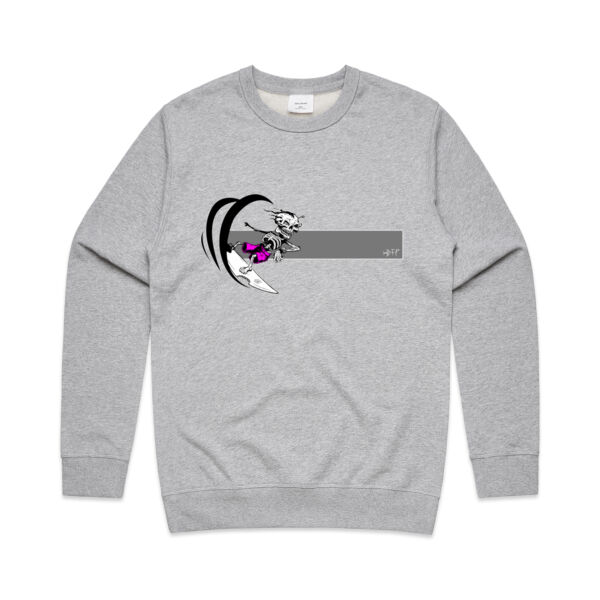Pink BARREL BONEZY - Mens Premium Crew Thumbnail