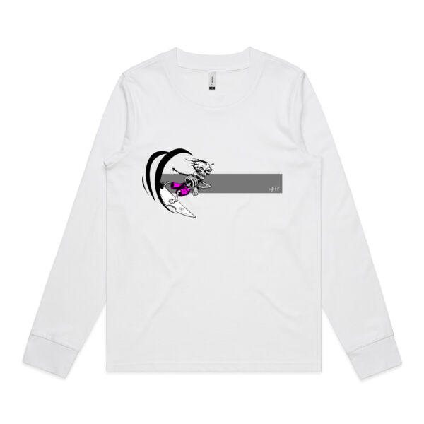 Pink BARREL BONEZY - Womens Dice Longsleeve Tee Thumbnail