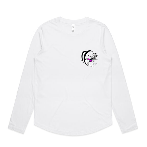 POCKET BONEZY - Womens Curve Longsleeve Tee Thumbnail
