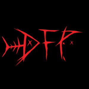 DEADFUSH Red - Womens Crop Tee Design