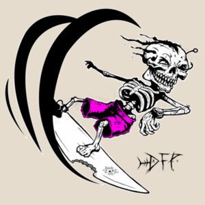 POCKET BONEZY - Womens Maple Organic Tee Design
