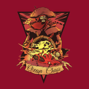 OCEAN CHAOS - Colour - Unisex Stencil Hoodie Design