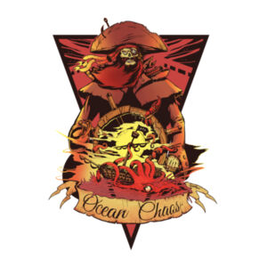OCEAN CHAOS - Colour - Womens Sunday Singlet Design