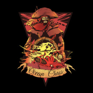 OCEAN CHAOS - Colour - Mens Lowdown Singlet Design