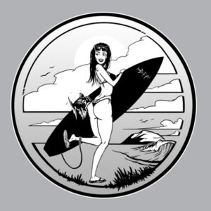 FISHBITES Black'n White - Womens Sunday Singlet Design