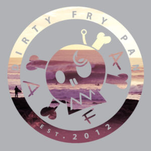 DFP Raglan Sunset - Womens Sunday Singlet Design